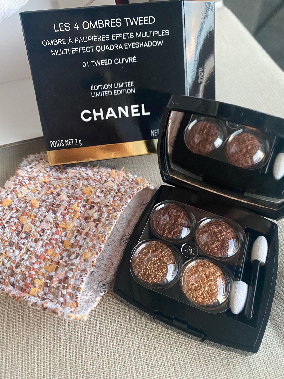 レ キャトル オンブル ツイード/CHANEL/アイシャドウパレットを使ったクチコミ(1枚目)