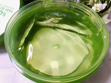 マイルド&モイスチャーアロエジェル/ネイチャーリパブリック/ボディローションを使ったクチコミ(4枚目)