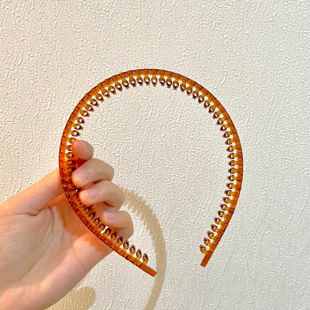 コーム付カチューシャ/DAISO/その他スタイリングを使ったクチコミ(2枚目)