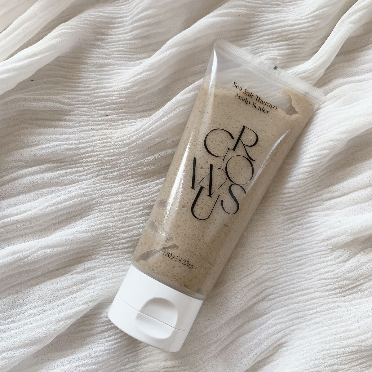 シーソルトセラピースカルプスケーラー/GROWUS/ヘッドスクラブを使ったクチコミ（2枚目）