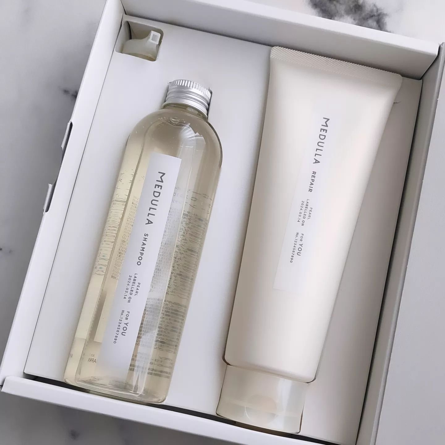 SHAMPOO & REPAIR Pearl/MEDULLA/市販シャンプーを使ったクチコミ（2枚目）