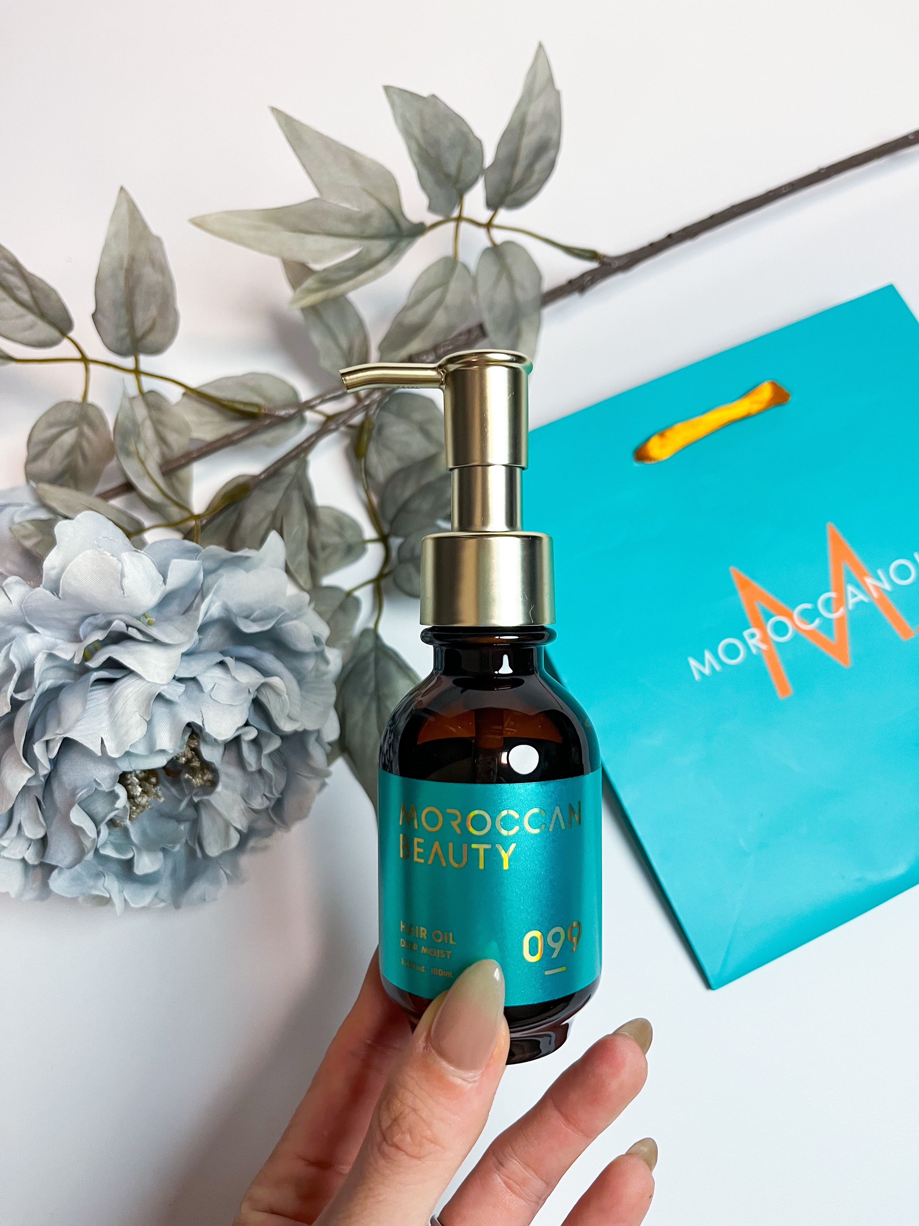 ディープモイスト ヘアオイル/モロッカンビューティ/ヘアオイルを使ったクチコミ（2枚目）