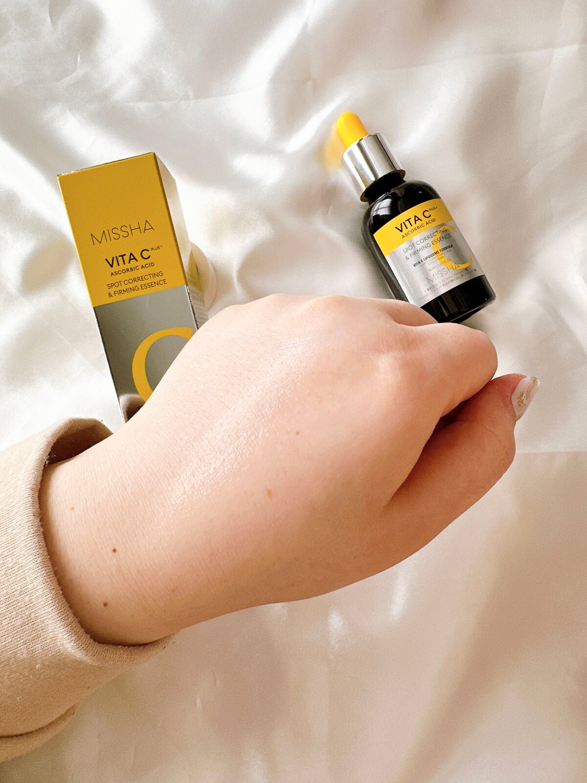 ミシャ ビタシープラス 美容液【日本処方】/MISSHA/美容液を使ったクチコミ(6枚目)