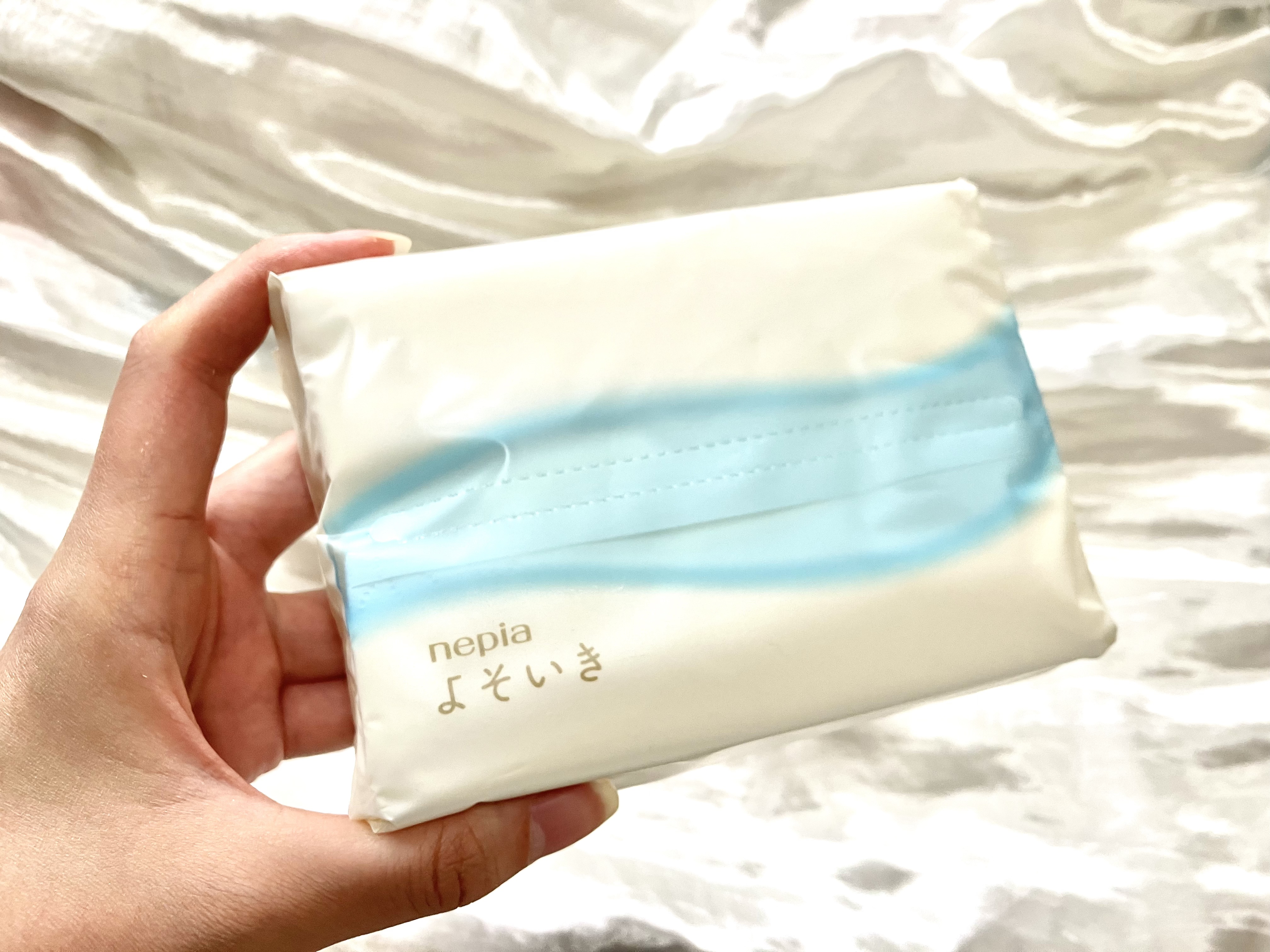 よそいき保湿ティシュ/ネピア/ティッシュを使ったクチコミ（3枚目）