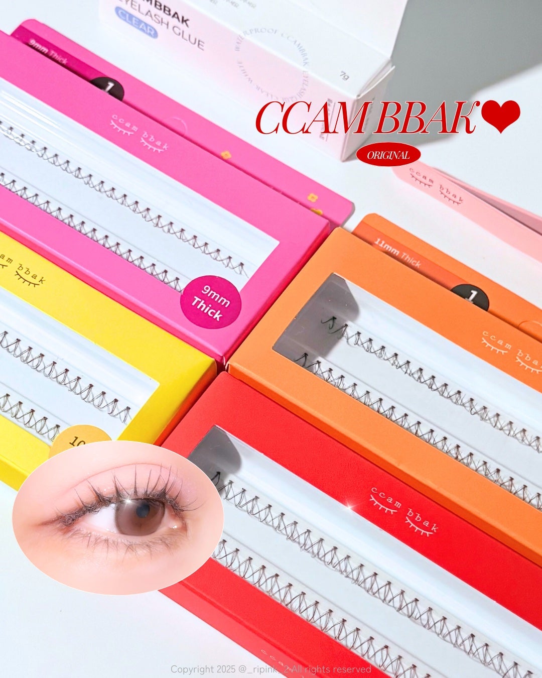 りっぴ on LIPS 「アイドルまつげを演出👀✨⠀⠀⠀⠀⠀フルつけまつ毛を切って使う手..」(1枚目)