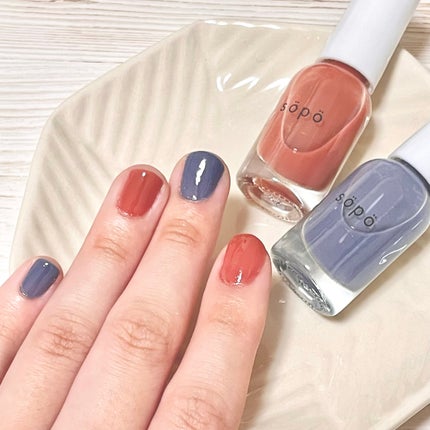 ネイルポリッシュ 18 ヴィンテージデニム<限定色>/sopo/マニキュアを使ったクチコミ(2枚目)