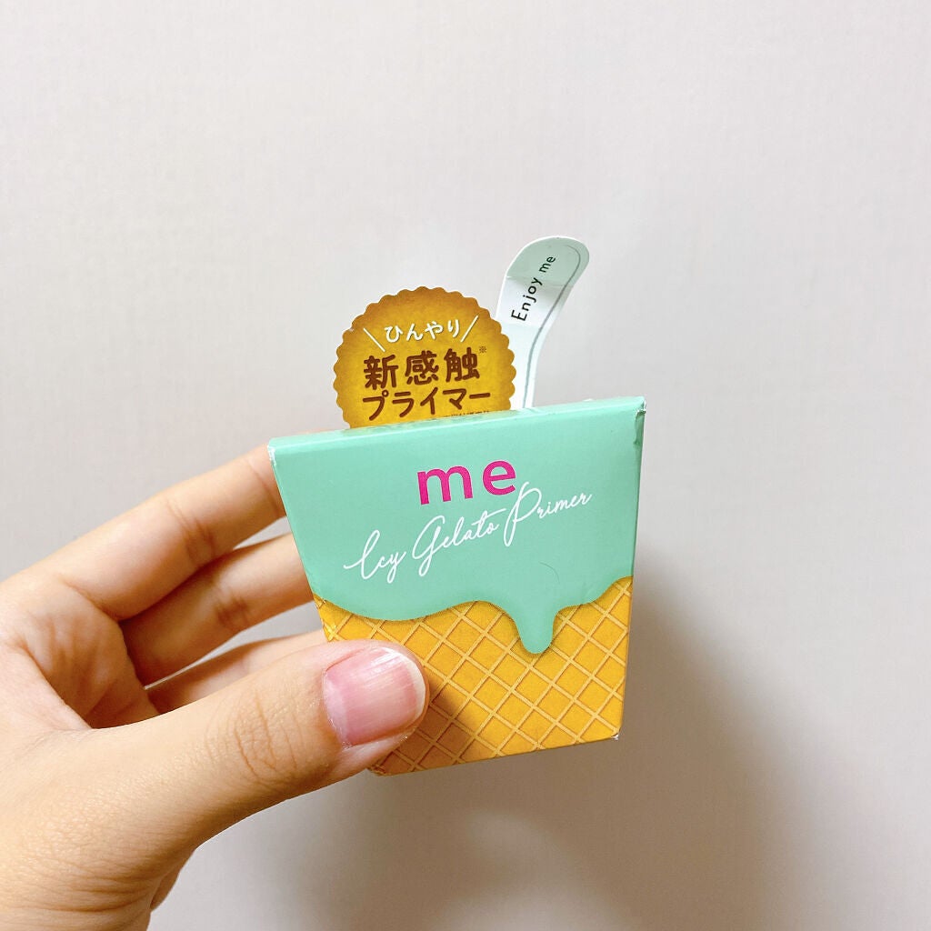 ひんやりジェラートプライマー/Me/化粧下地を使ったクチコミ(4枚目)
