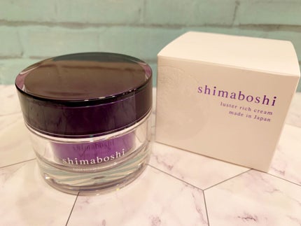 ラスターリッチクリーム/shimaboshi/フェイスクリームを使ったクチコミ(1枚目)