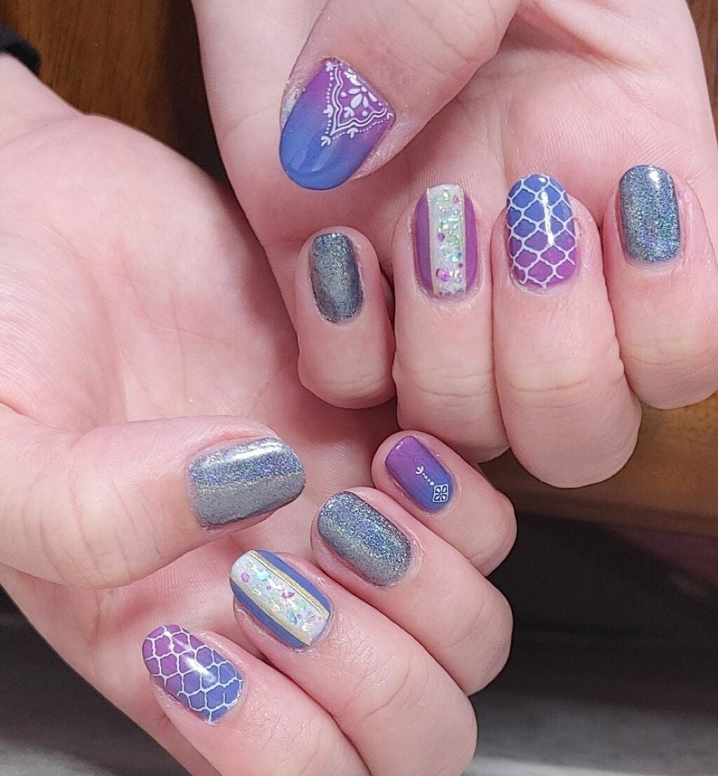 ジェルネイル(ライト対応)/セリア/ジェルネイルを使ったクチコミ(3枚目)