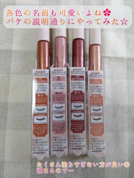 アイカラーマジシャン/キャンメイク/アイシャドウを使ったクチコミ(3枚目)