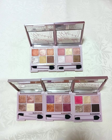 オーラクリエイション/BLEND BERRY/アイシャドウパレットを使ったクチコミ(4枚目)