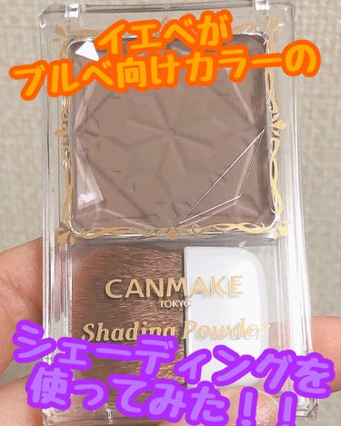 ✰CANMAKE シェーディングパウダー 04✰

こんにちは、ちゃちゃです！
本日は、CANMAKEのシェーディングパウダー04番を紹介していきます！✊

実は私、昨日までこのシェーディングパウダーの