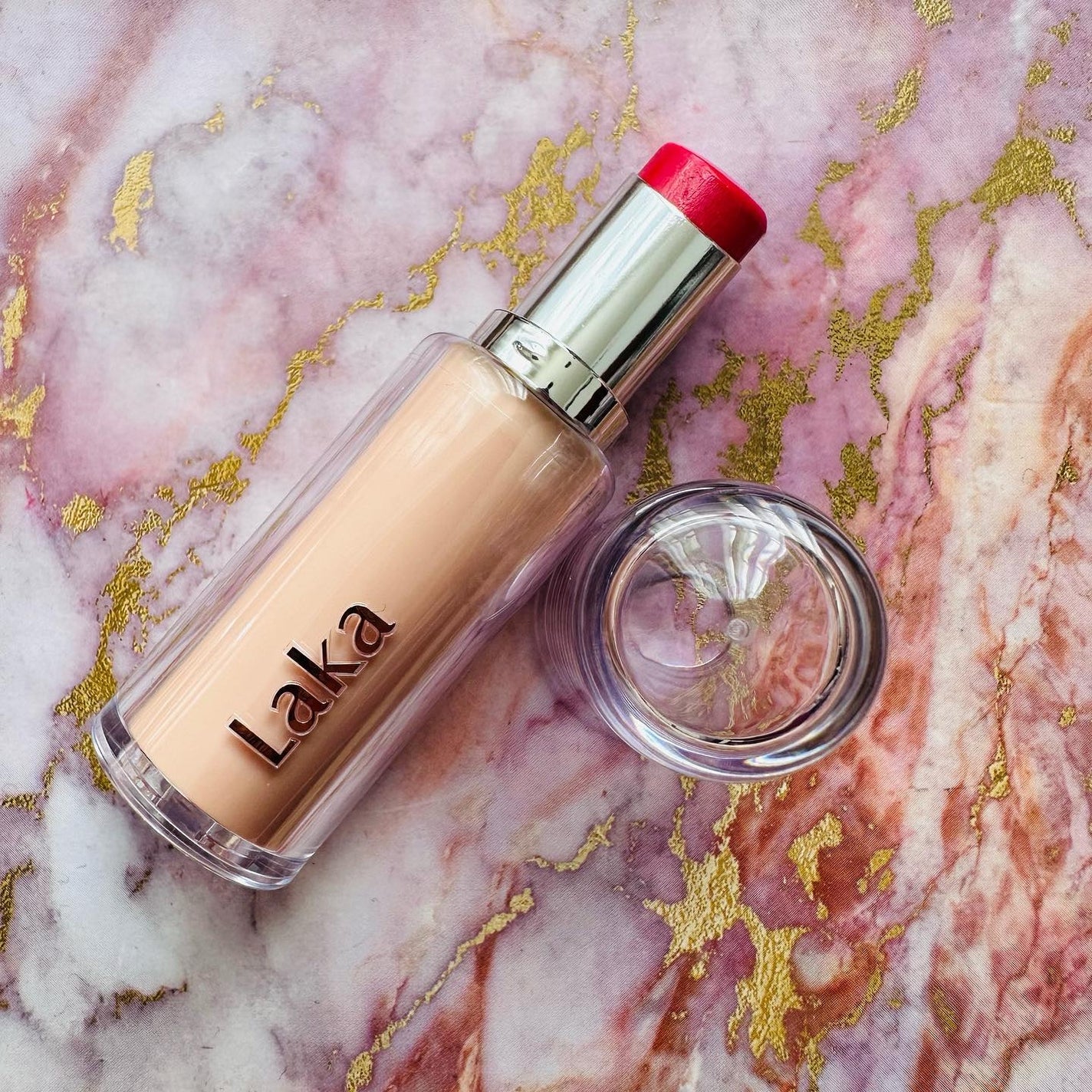 ボンディンググロウリップスティック/Laka/口紅を使ったクチコミ(1枚目)