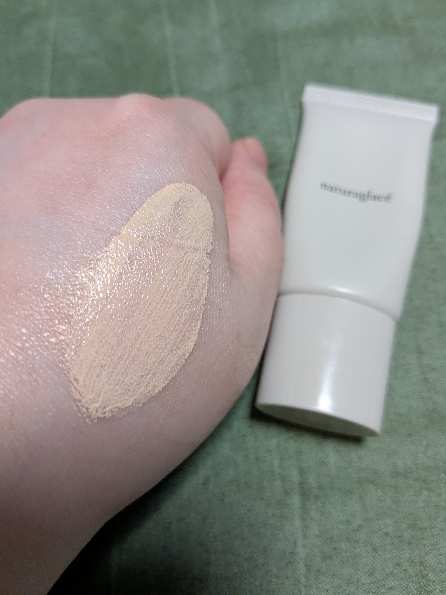 メイクアップ クリームＮ 02 ナチュラルベージュ/ナチュラグラッセ/化粧下地を使ったクチコミ（2枚目）