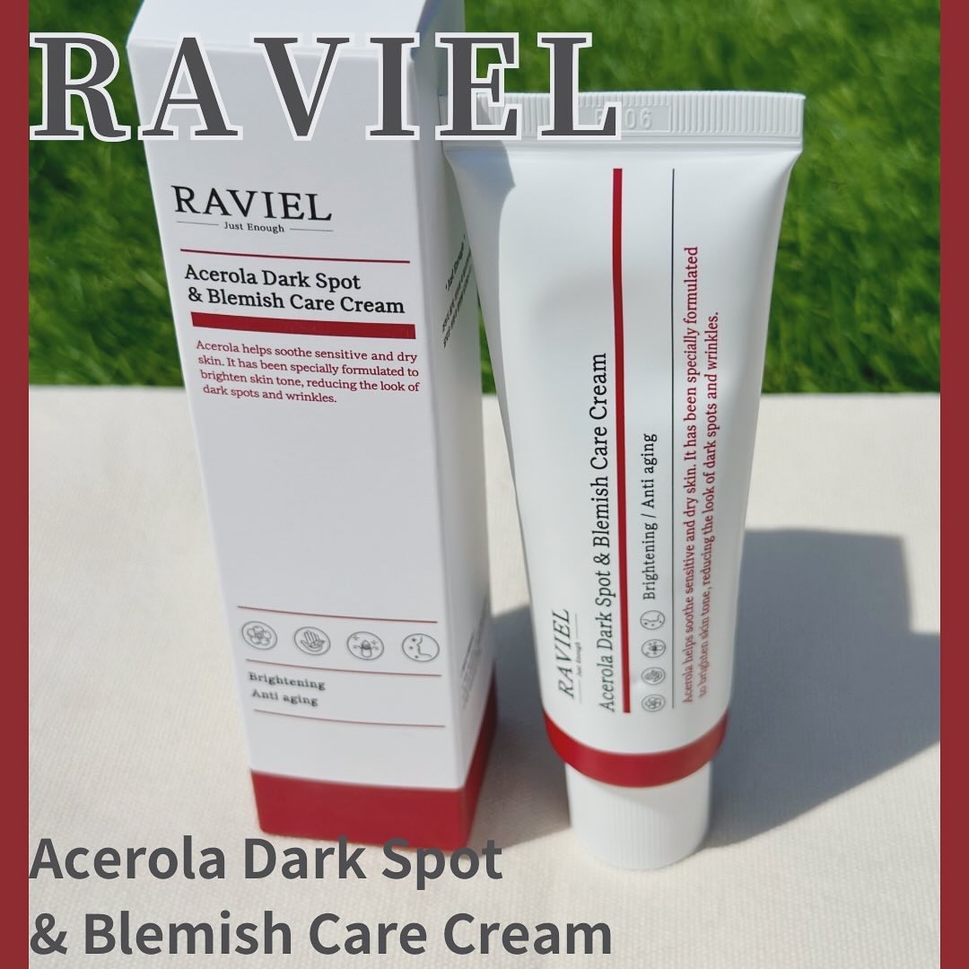 アセロラダークスポット&ブレミッシュ ケア クリーム/RAVIEL/フェイスクリームを使ったクチコミ（1枚目）