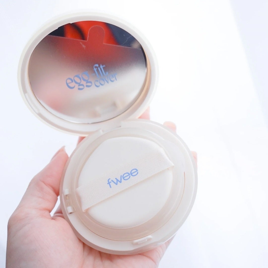 フィー クッションエッグフィットカバー/fwee/クッションファンデーションを使ったクチコミ(3枚目)