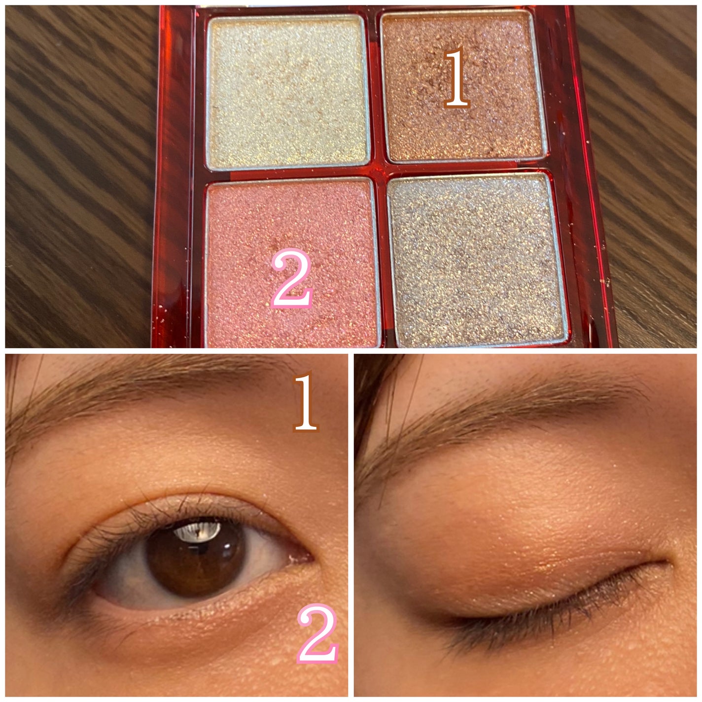 THE アイパレR/b idol/アイシャドウパレットを使ったクチコミ(2枚目)