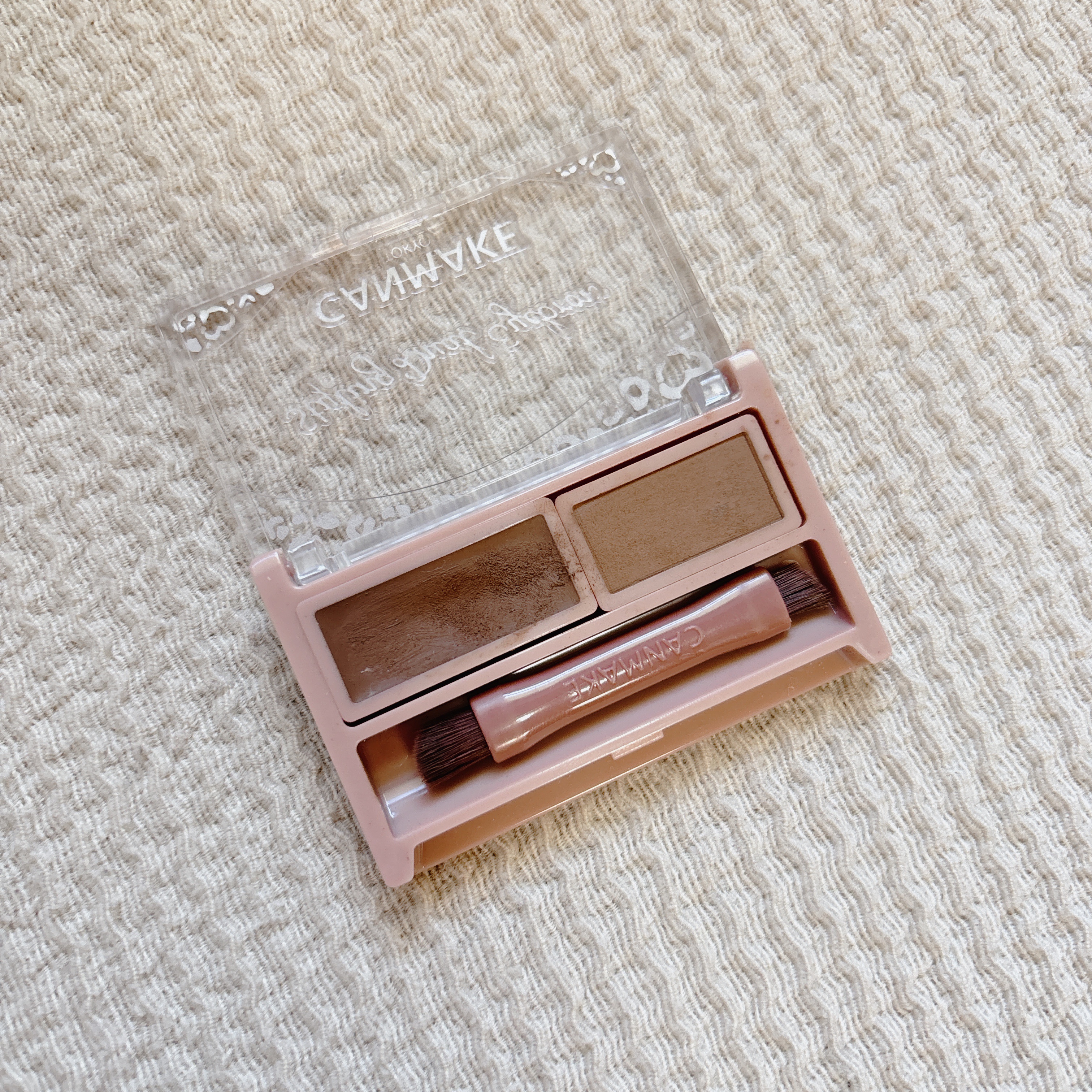 スタイリングデュアルアイブロウ 02 ウォームブラウン/キャンメイク/アイブロウを使ったクチコミ（2枚目）