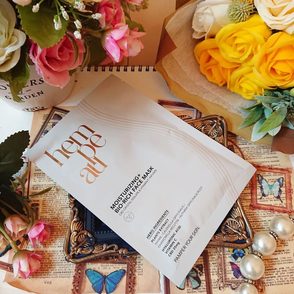 ヘンポフェイスマスク/hempeau/シートマスク・パックを使ったクチコミ（2枚目）