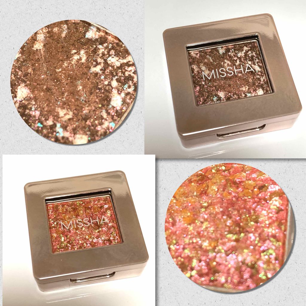 グリッタープリズム シャドウ/MISSHA/グリッターを使ったクチコミ(1枚目)