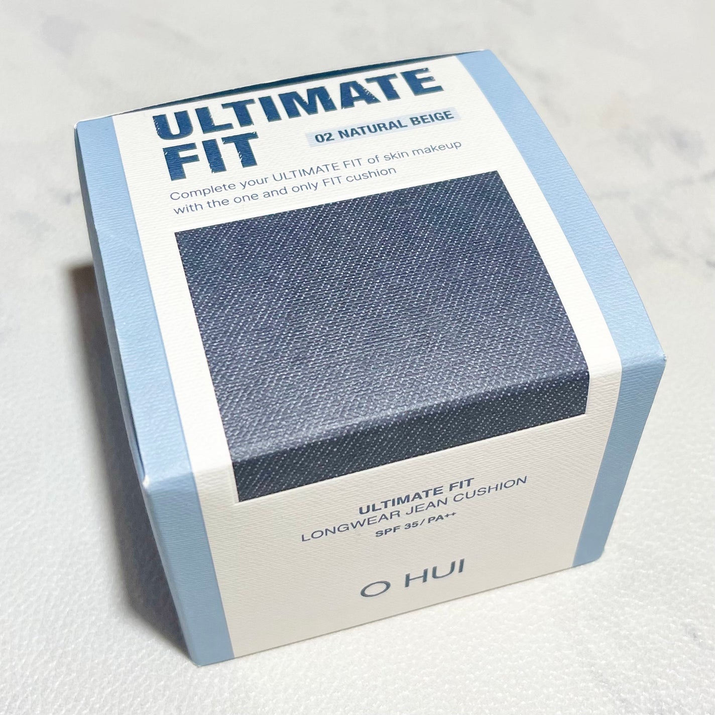 アルティメットフィット ロングウェアデニムクッション/OHUI/クッションファンデーションを使ったクチコミ(2枚目)