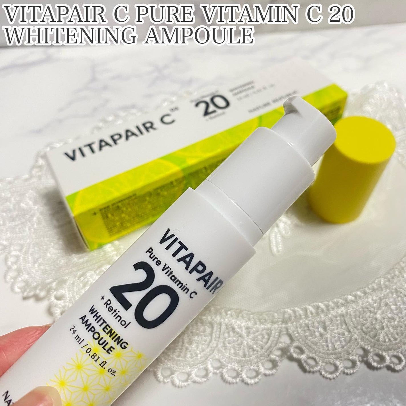 ビタペアC ビタレチ美容液/ネイチャーリパブリック/美容液を使ったクチコミ(2枚目)