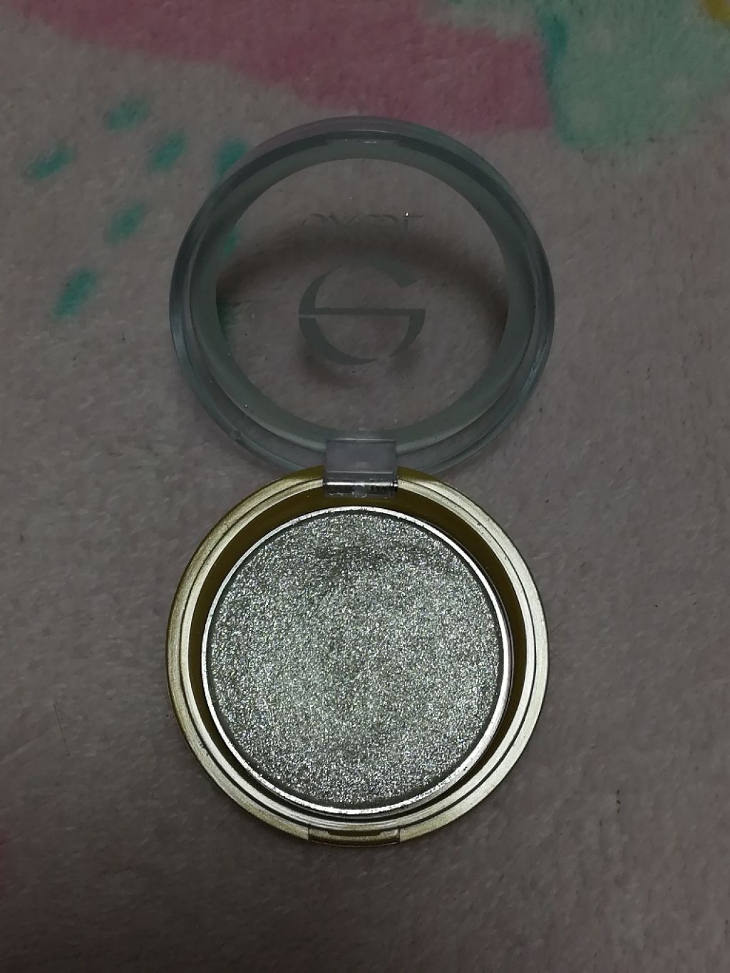 シャイニーシャドウ N SI02 シルバーホワイト/excel/単色アイシャドウを使ったクチコミ（2枚目）