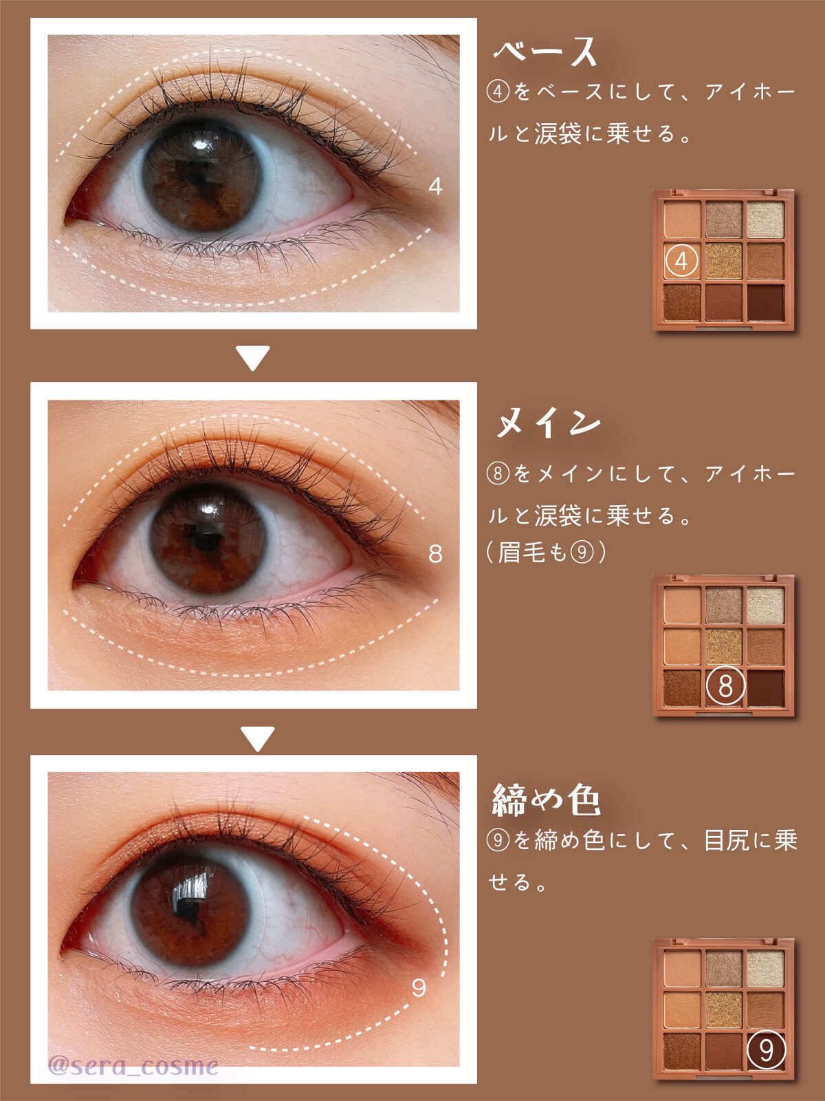 プレイカラーアイズ サンドヒル/ETUDE/アイシャドウパレットを使ったクチコミ（2枚目）