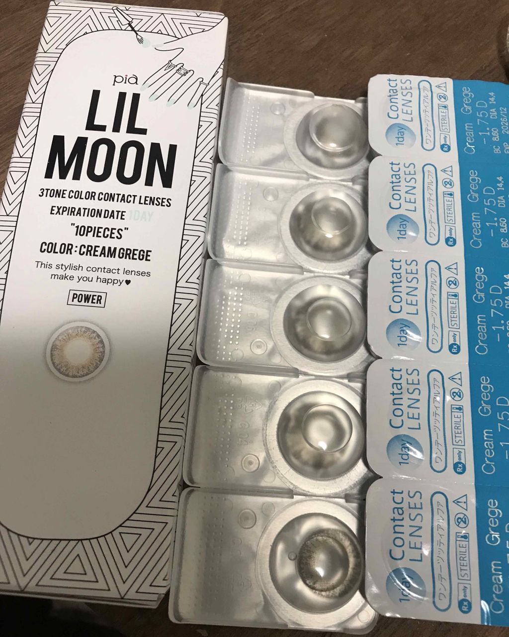 LIL MOON 1day/LILMOON/ワンデー（１DAY）カラコンを使ったクチコミ（1枚目）