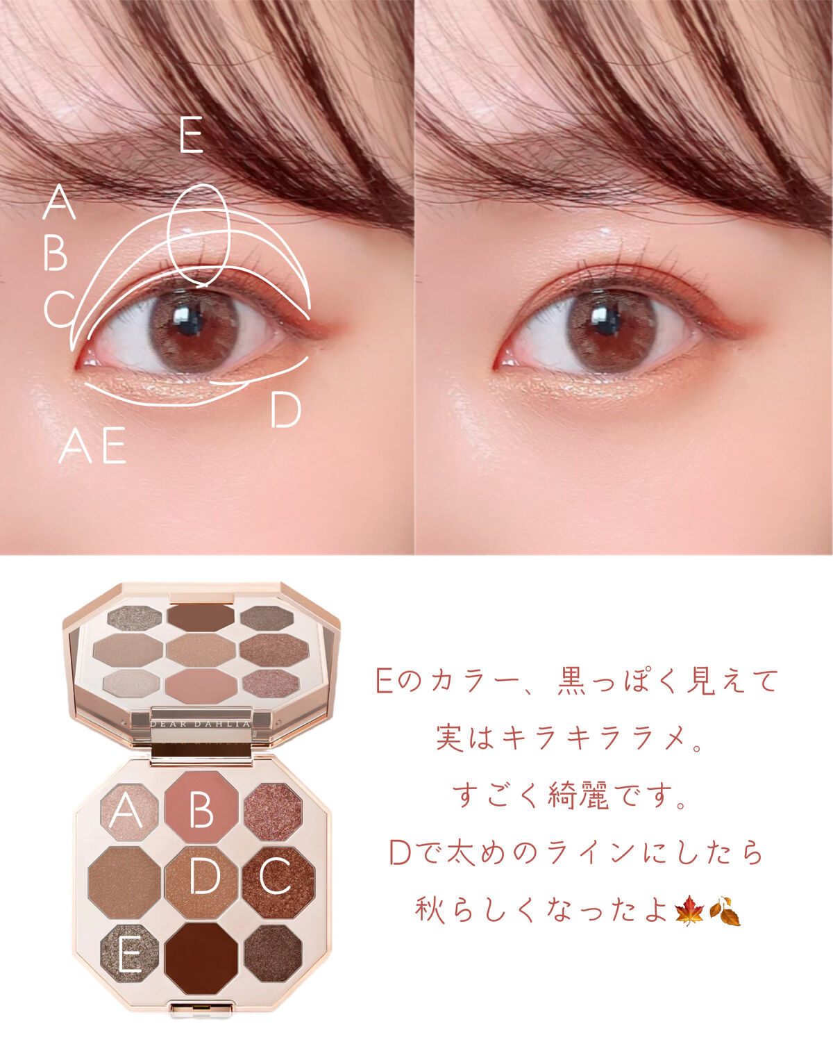 タイムレスブルームコレクションパレット 2021/DEAR DAHLIA/アイシャドウパレットを使ったクチコミ（3枚目）