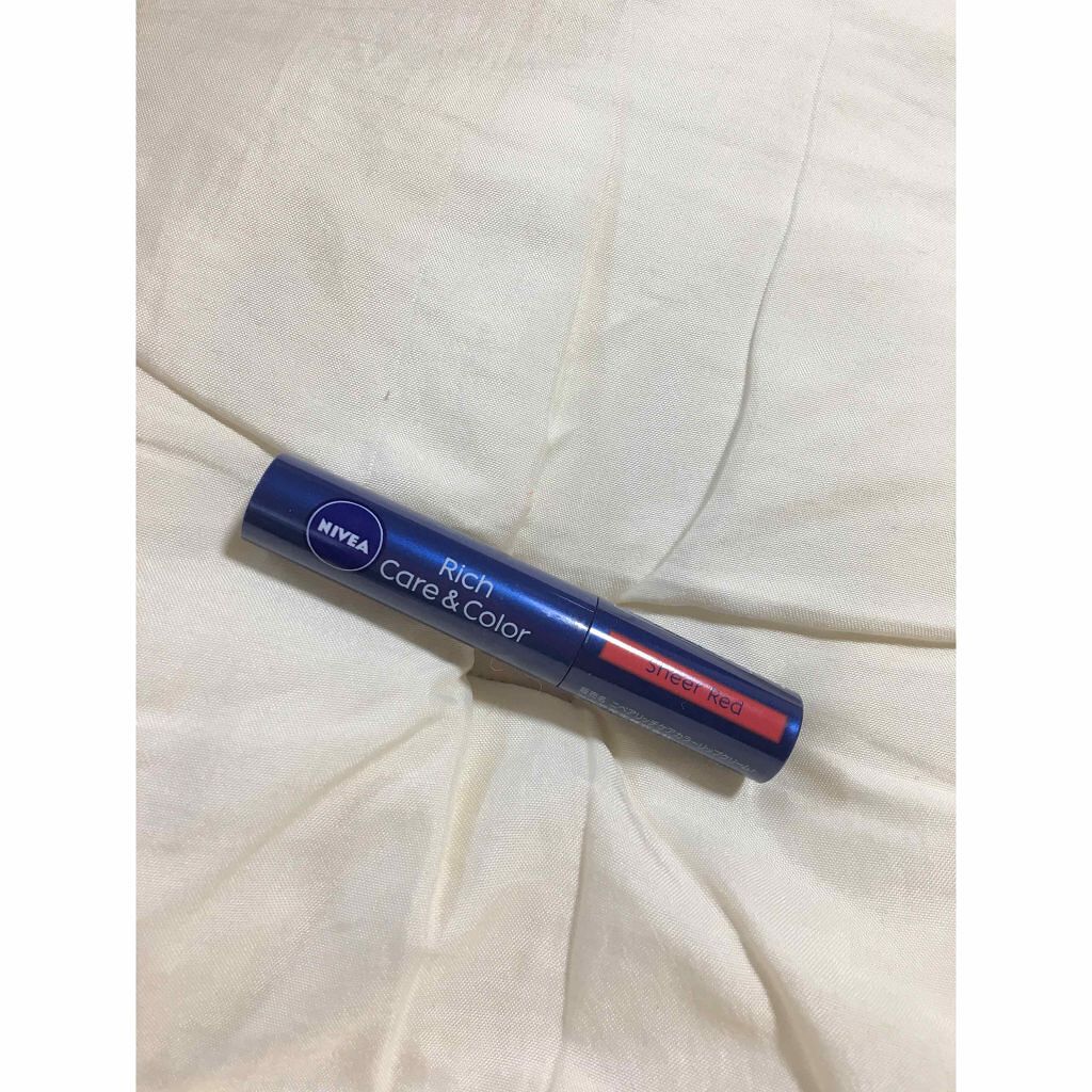 ニベア リッチケア＆カラーリップ/ニベア/リップクリームを使ったクチコミ（1枚目）
