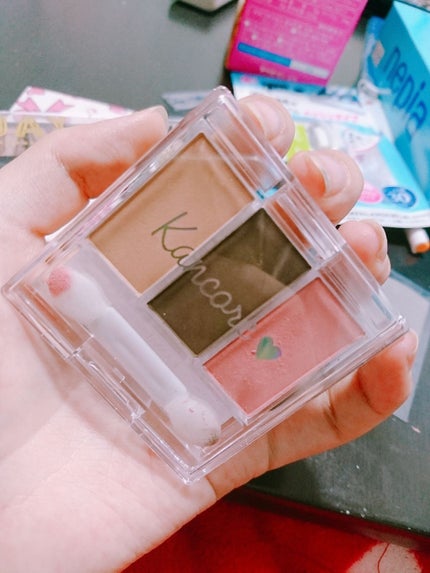 カンコレアイシャドウ/DAISO/アイシャドウパレットを使ったクチコミ(1枚目)