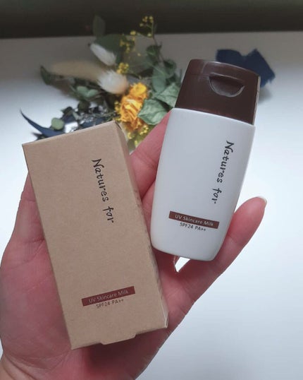 UVスキンケアミルク/Natures for/日焼け止め・UVケアを使ったクチコミ(1枚目)