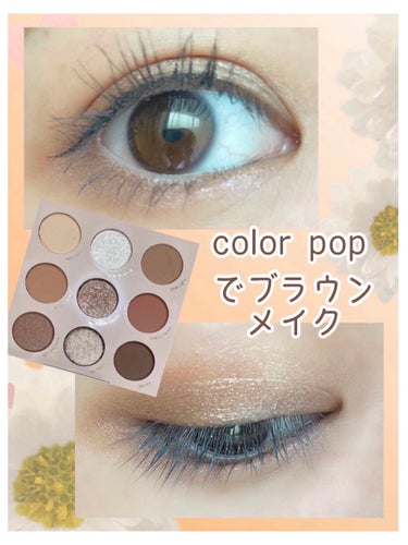 Going Coconuts Bronzed Eyeshadow Palette/ColourPop/アイシャドウパレットを使ったクチコミ（1枚目）