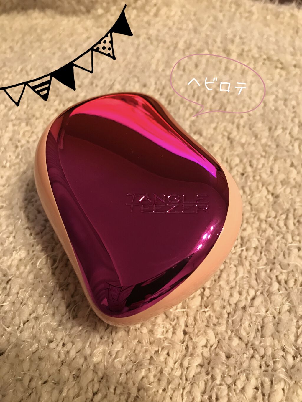 ザ・オリジナル ノーマル/TANGLE TEEZER/ヘアブラシを使ったクチコミ（1枚目）