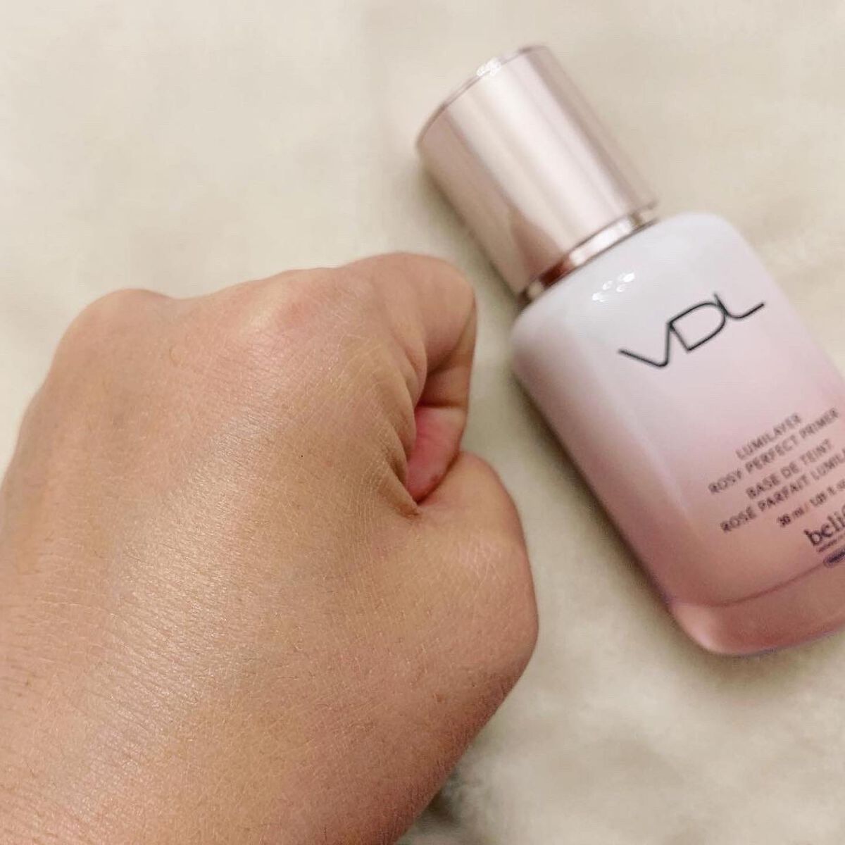 LUMILAYER ROSY PERFECT PRIMER (ルミレイヤーロージーパーフェクトプライマー)/VDL/化粧下地を使ったクチコミ(4枚目)