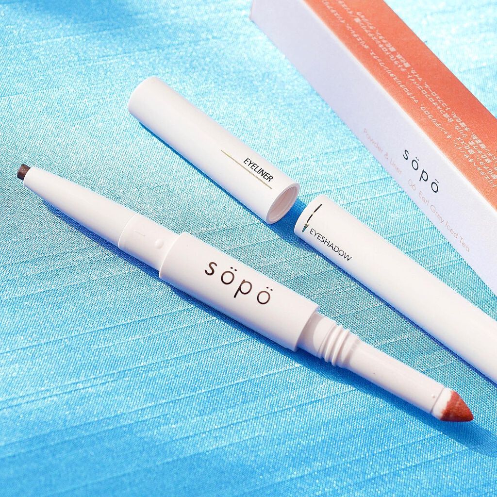 パウダー&ライナー/sopo/スティックアイシャドウを使ったクチコミ（1枚目）