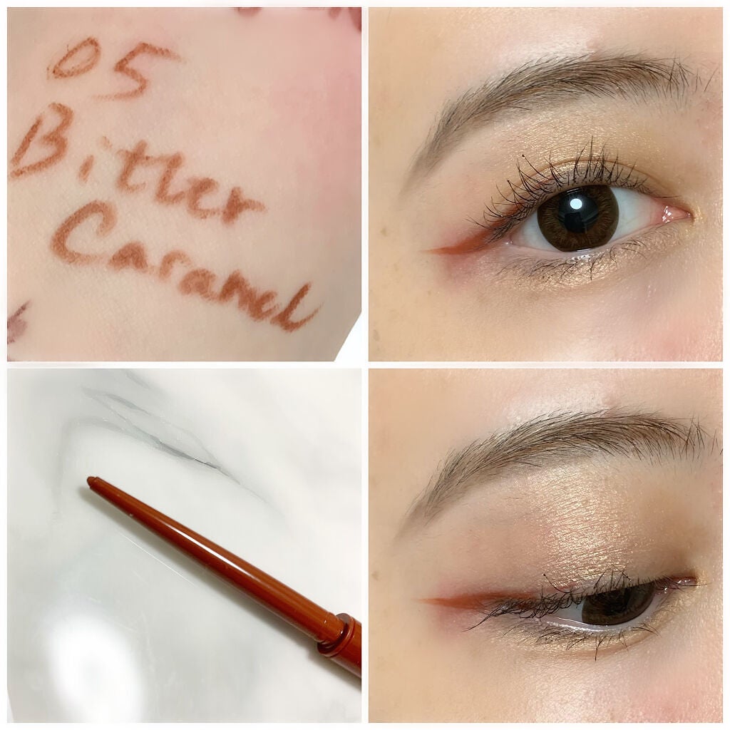 クリーミータッチライナー/キャンメイク/ジェルアイライナーを使ったクチコミ(4枚目)