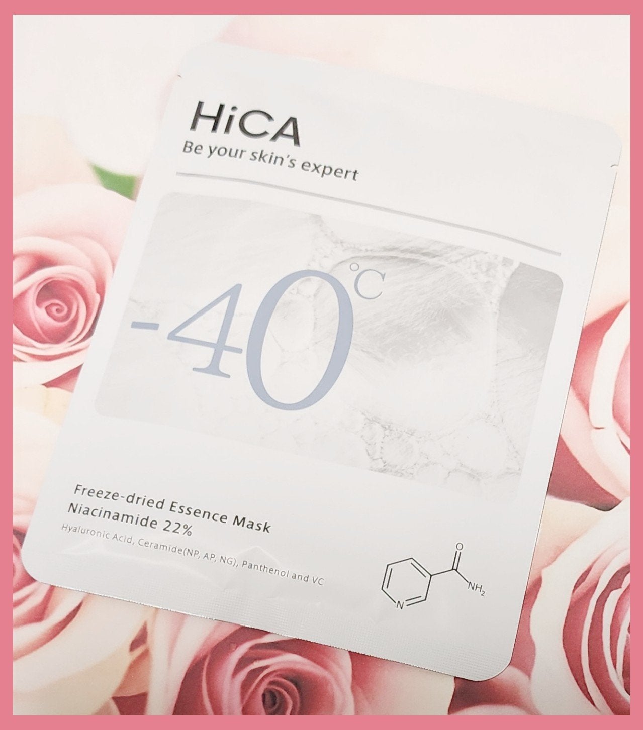 フリーズドライエッセンスマスク ナイアシンアミド22%/HiCA/シートマスク・パックを使ったクチコミ(1枚目)