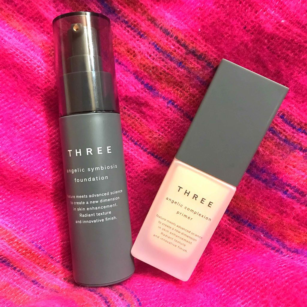 アンジェリックシンバイオシスファンデーション/THREE/リキッドファンデーションを使ったクチコミ（1枚目）
