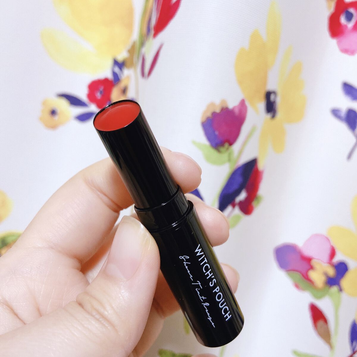 シアーティントルージュ 02ピュアレッド/Witch's Pouch/リップティントを使ったクチコミ（1枚目）