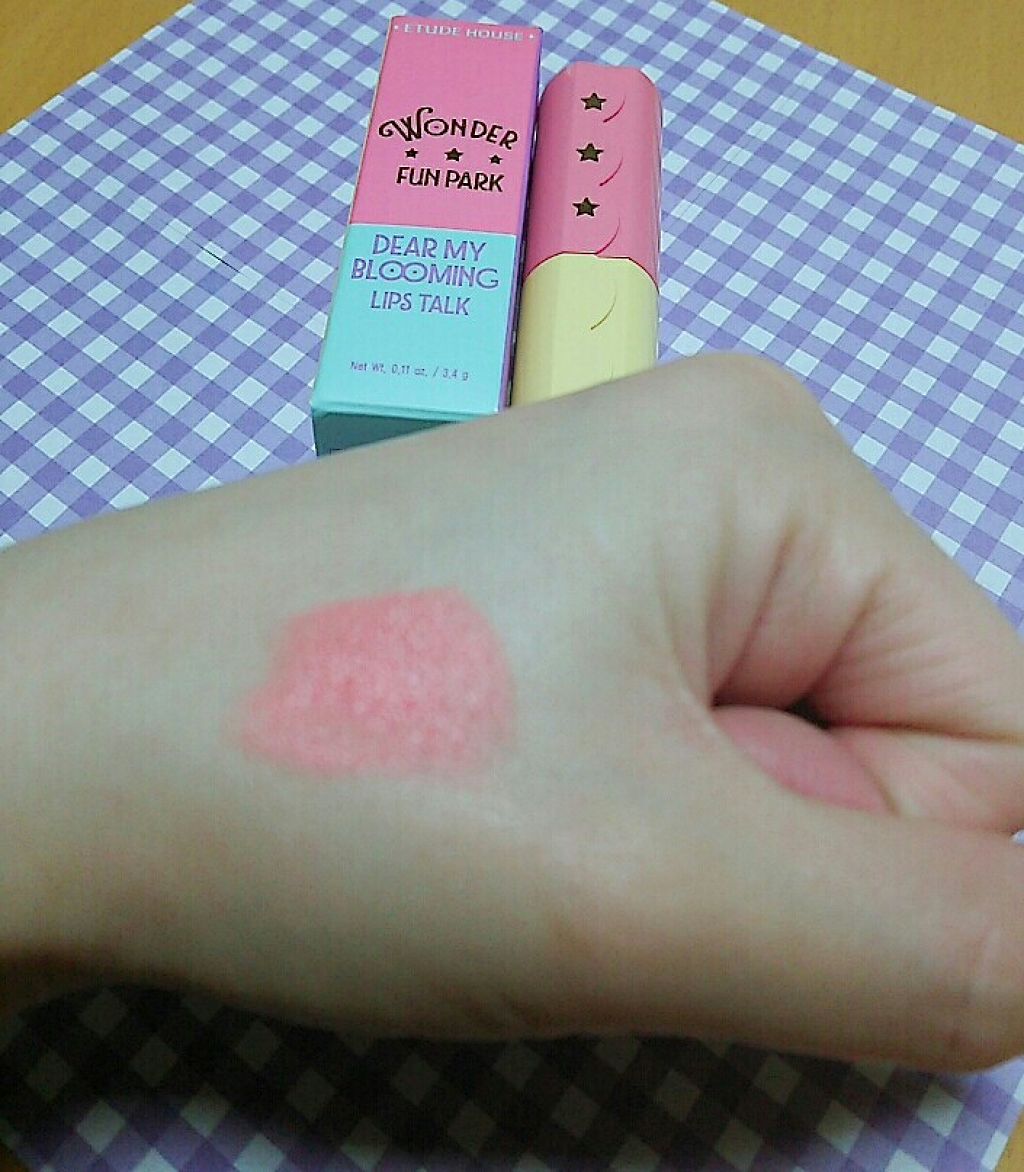 ディア マイブルーミング リップトーク シフォン/ETUDE/口紅を使ったクチコミ（1枚目）