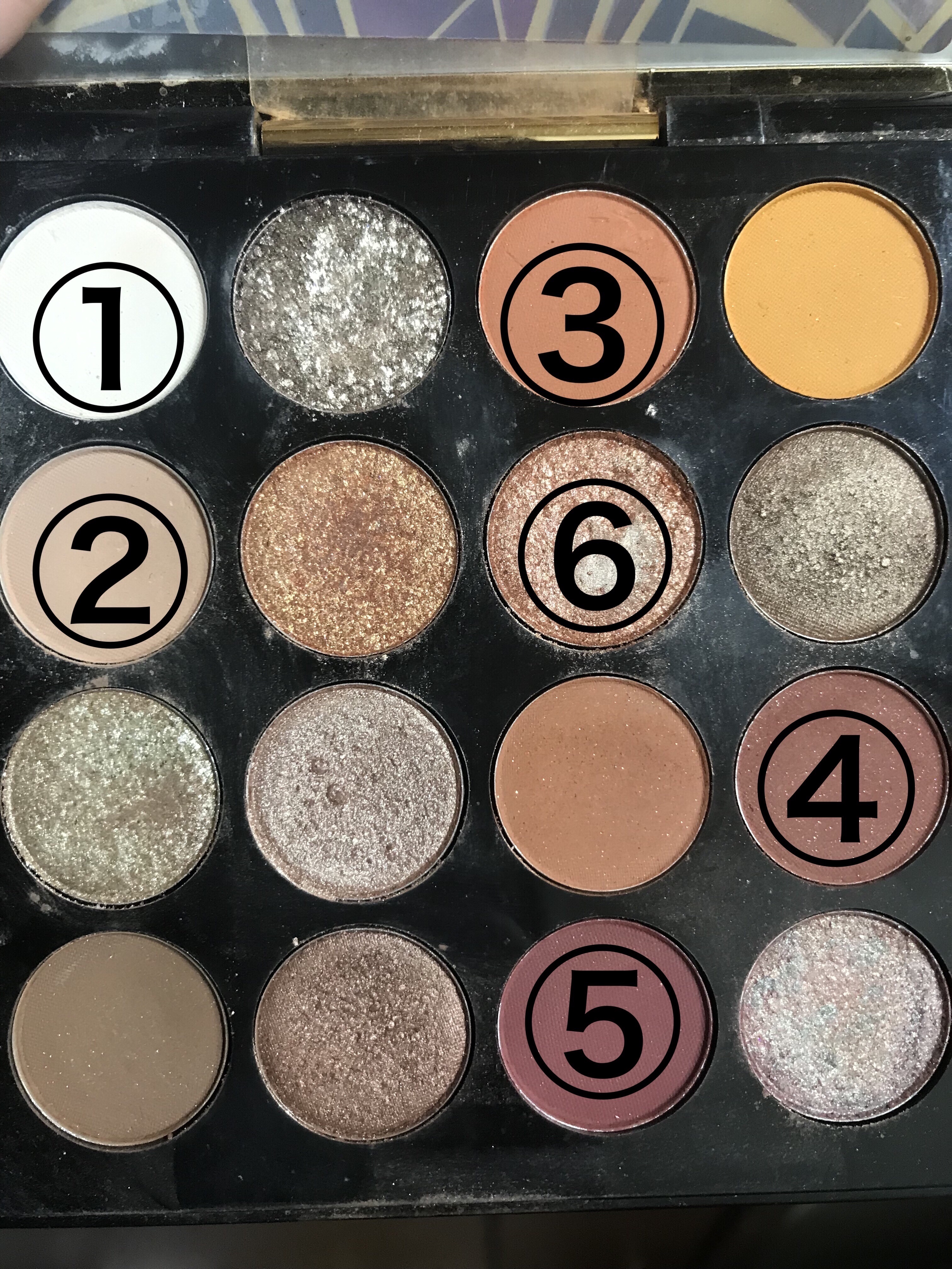 大英博物館 エジプトシリーズ アイシャドウパレット/ZEESEA/アイシャドウパレットを使ったクチコミ（2枚目）