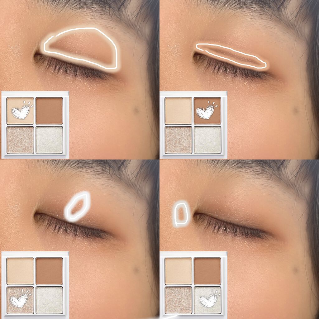 THE アイパレR/b idol/アイシャドウパレットを使ったクチコミ(3枚目)