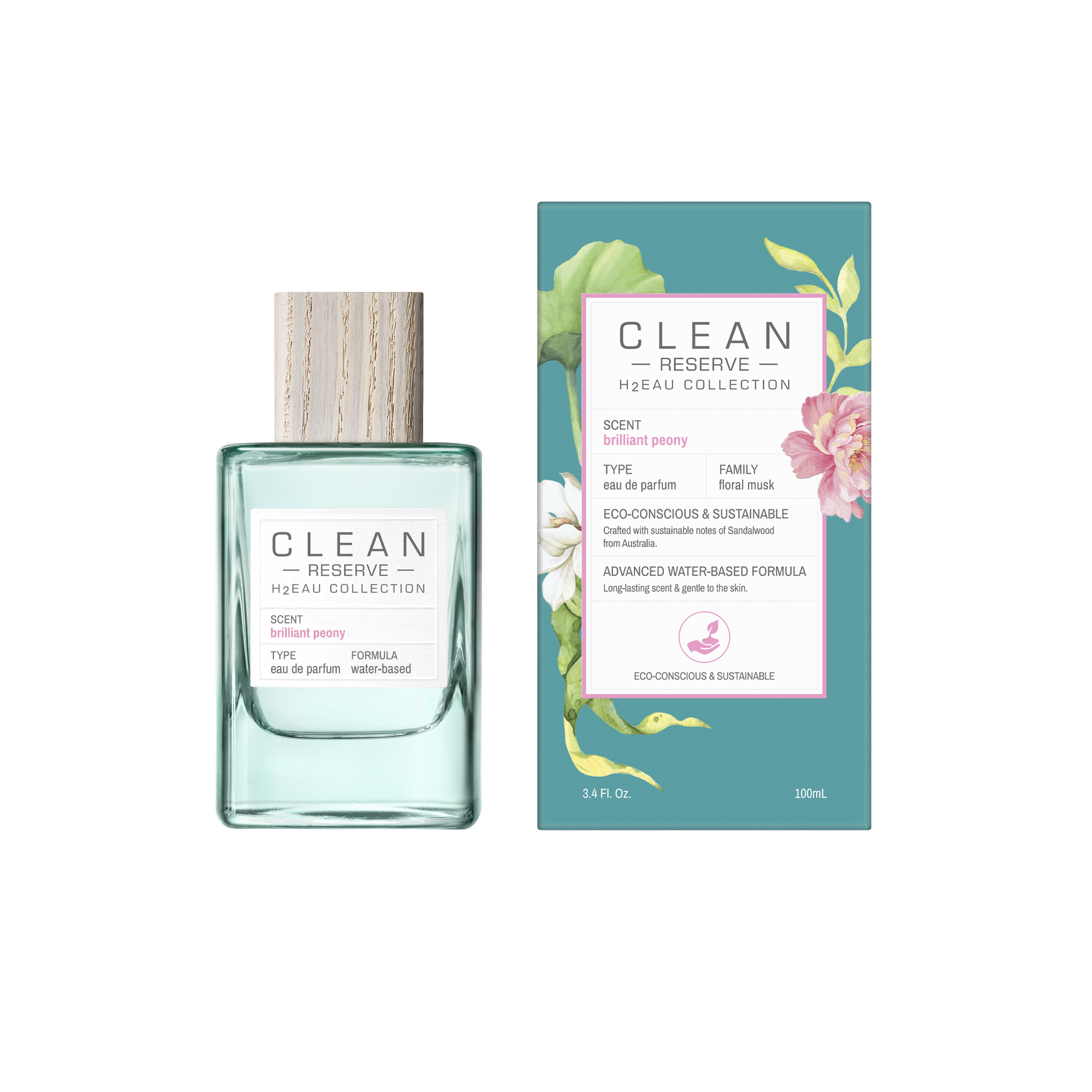 CLEAN クリーン リザーブ H2オー ブリリアント ピオニー オードパルファム