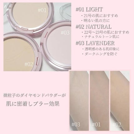 ザ・ブラーパウダーパクト/ABOUT TONE/プレストパウダーを使ったクチコミ(3枚目)