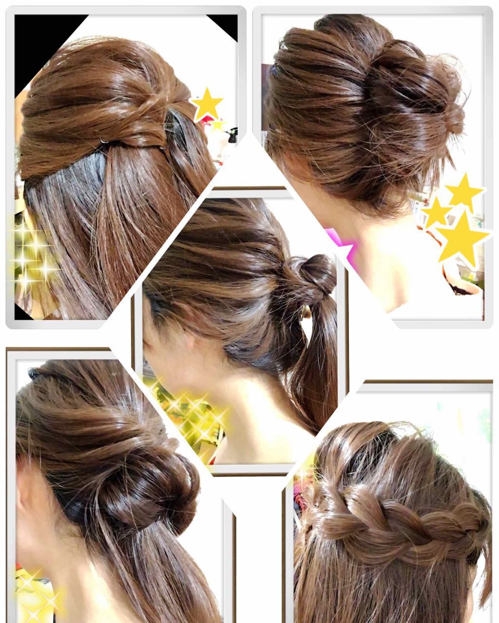 るなかか on LIPS 「なんか雑談してみたくなって🤩そういえば最近ヘアアレンジしてるな..」(1枚目)