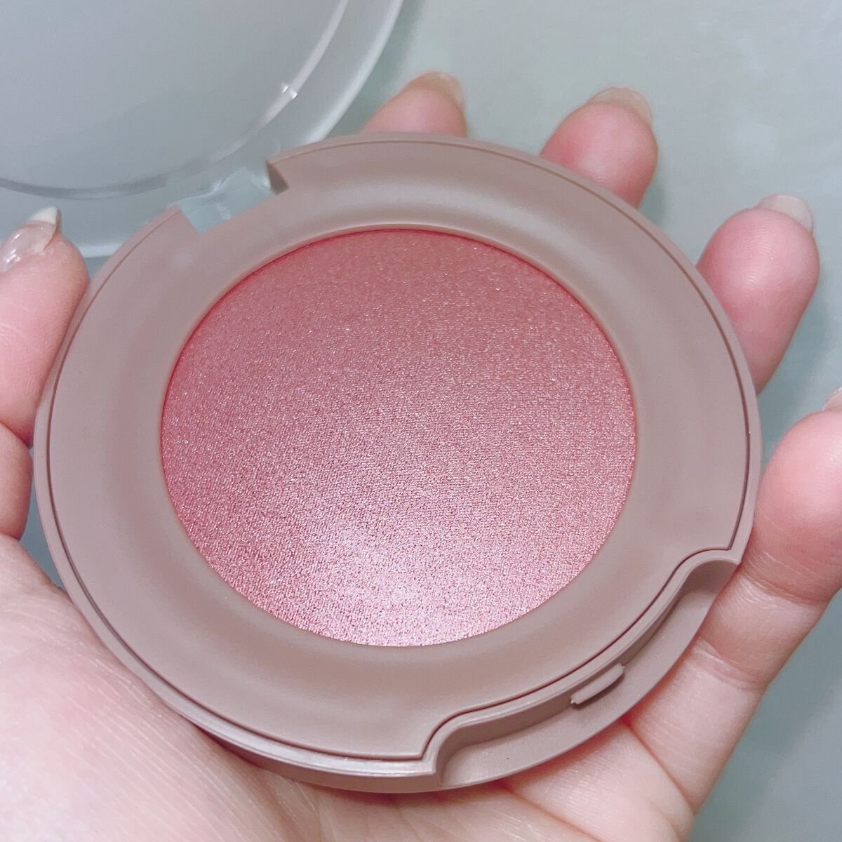 トゥルーディメンショングロウチーク/hince/パウダーチークを使ったクチコミ（3枚目）