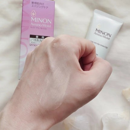 みよよん on LIPS 「#PR#ミノンミノンアミノモイストエイジングケアデイクリームU..」(4枚目)