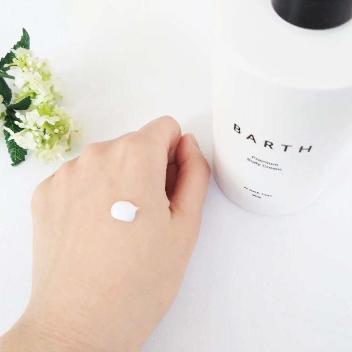 プレミアムボディクリーム at bath time/BARTH/ボディクリームを使ったクチコミ(2枚目)